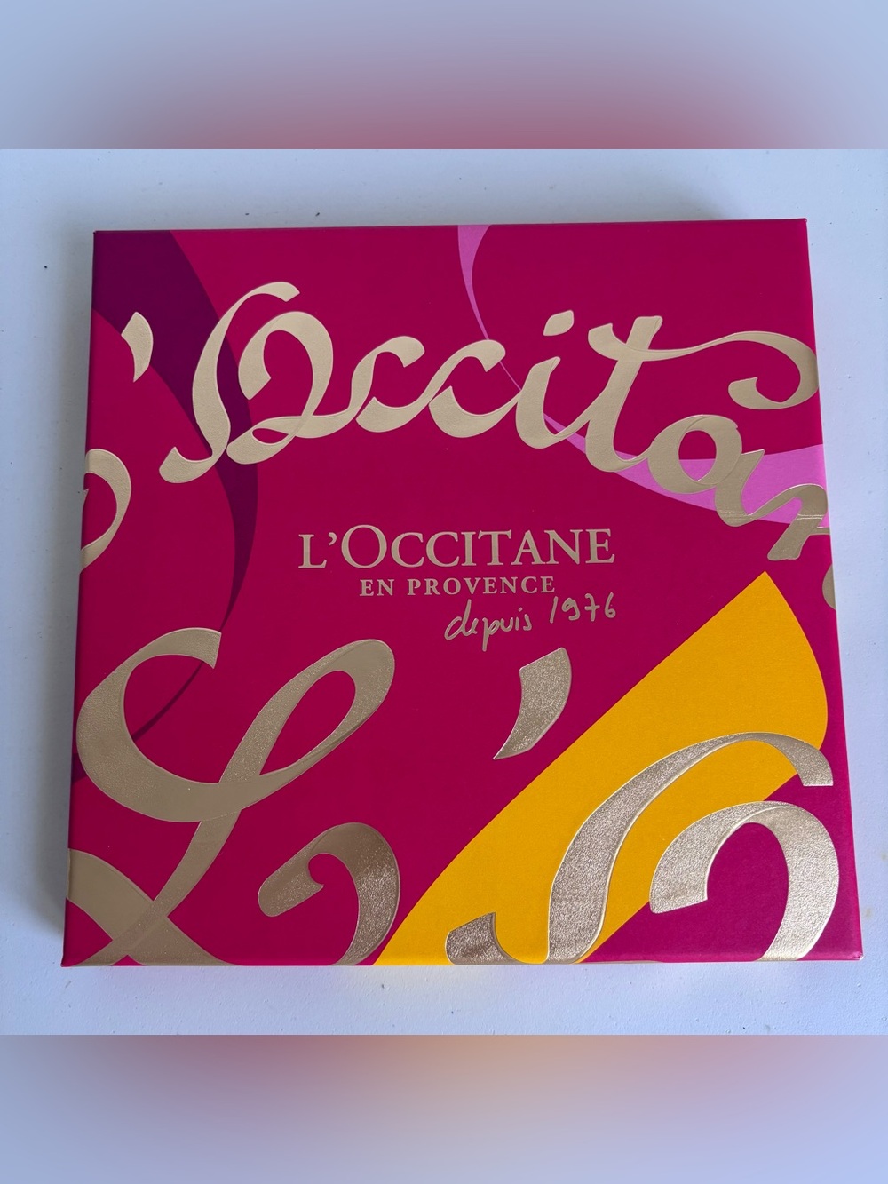 L'OCCITANE En Provence Empty Gift Box with Tissue Paper